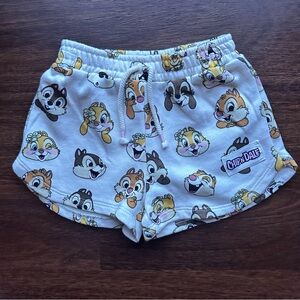 Zara Disney Chip N Dale Shorts
